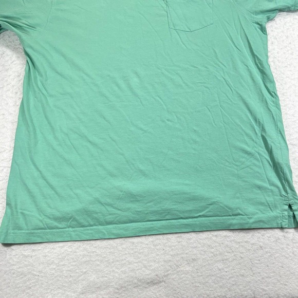 Greg Norman Men's XL Short Sleeve Mint Green Pock T Shirt Rainbow Shark Logo - Picture 6 of 12